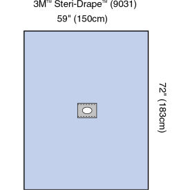 3M™ Steri-Drape Adhesive Aperture Drape 59