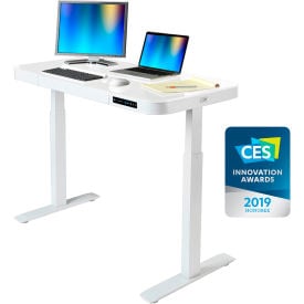 AIRLIFT® Tempered Glass Electric Standing Desk - 29