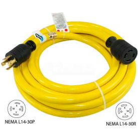 Conntek 20601 25' 30A Generator Power/Extension Cord with NEMA L14-30P to L14-30R 20601