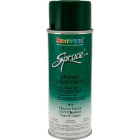 Spruce General Use Spray Paint 16 Oz. Hunter Green 12 Cans/Case - 98-8 98-8