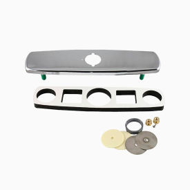 Sloan® ETF510A CP 8 in Trim Plate Kit Single Hole Chrome Finish 3365024