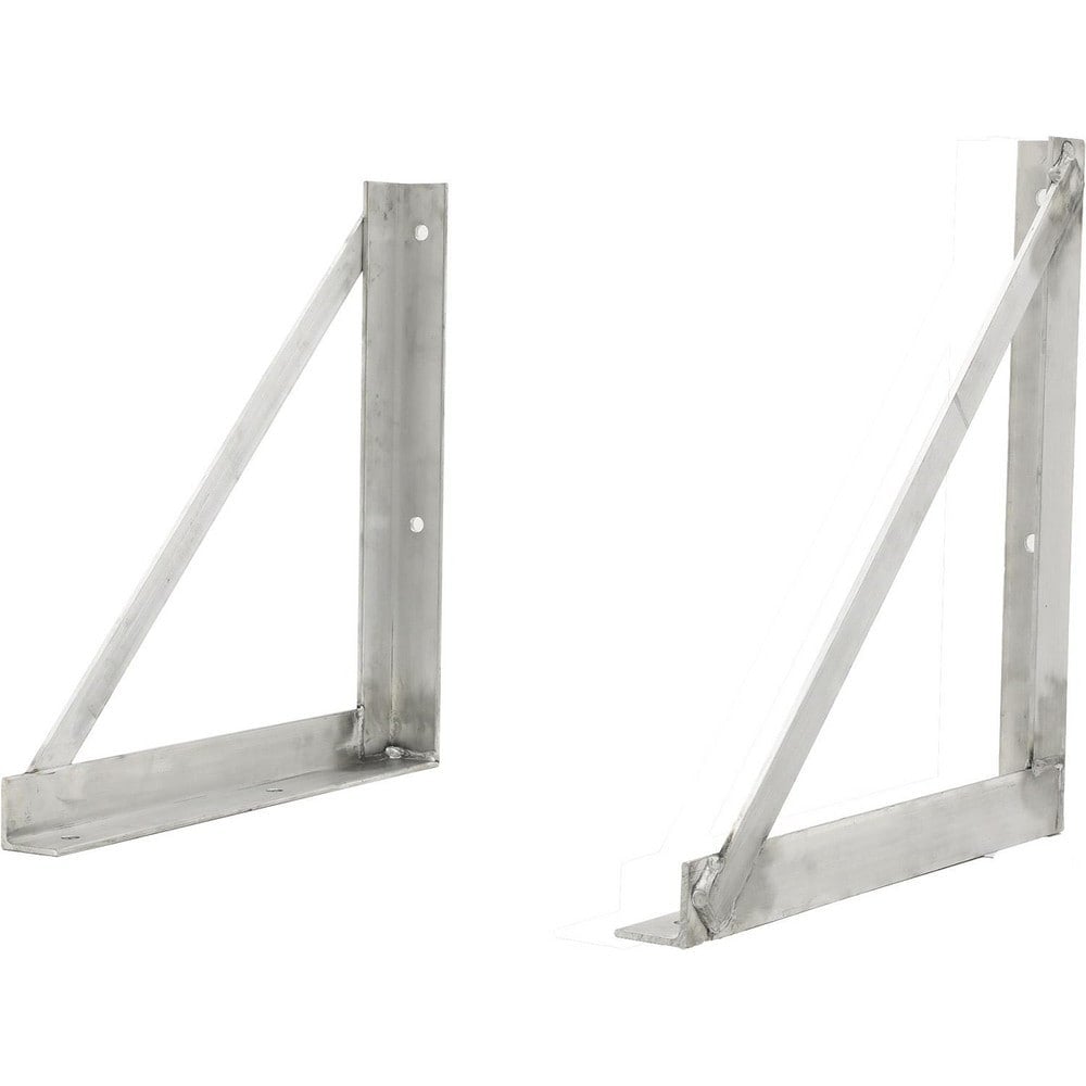 Trailer & Truck Cargo Accessories, Type: L Shape Brackets , For Use With: TC-182448 & TC-182460 Underbody Trailer Tool Cabinets , Material: Aluminum  MPN:TBB-18-24-LR