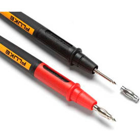 Fluke TL175E TwistGuard Test Leads 2 mm dia probe tips W/4 mm adapters TL175E