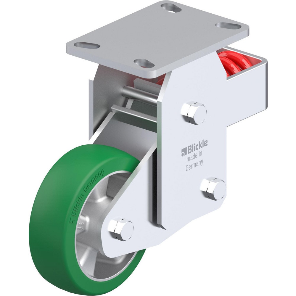 Top Plate Casters, Mount Type: Plate , Number of Wheels: 1.000 , Wheel Diameter (Inch): 4 , Wheel Material: Polyurethane , Wheel Width (Inch): 1-9/16  MPN:911262