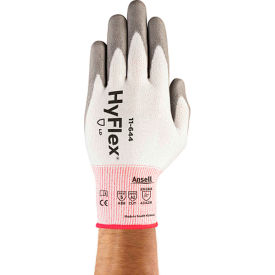 HyFlex® Cut Protection Gloves Ansell 11-644 Gray PU Palm Coat Size 9 1 Pair - Pkg Qty 12 288186