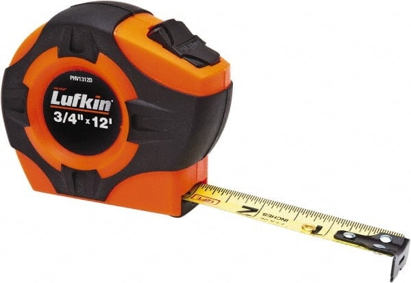 Tape Measure: 12' Long, 3/4