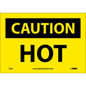 Safety Signs - Caution Hot - Vinyl 7