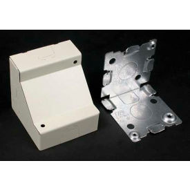 Wiremold V5719 Corner Box Ivory 2-1/2