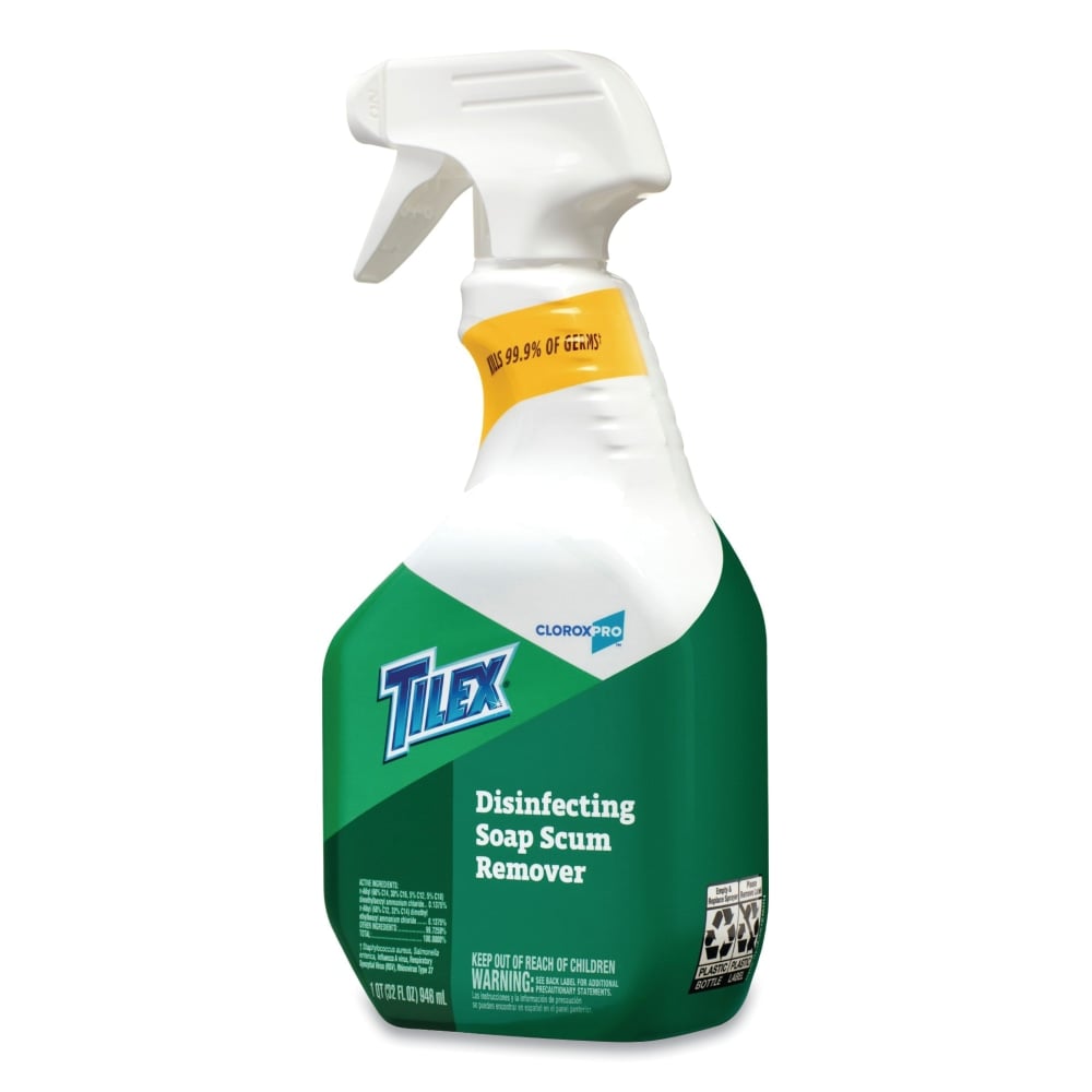 Tilex Soap Scum Remover And Disinfectant, 32 Oz, Carton Of 9 Bottles MPN:35604