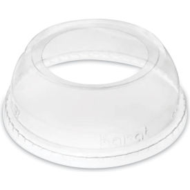 Karat® Cold Cup Lids Wide Opening Dome Fits 12 - 24 oz. Cups Clear 1000/Carton C-KDL626-WH