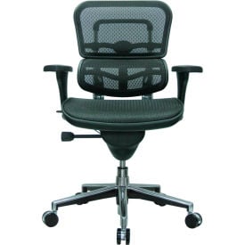 Eurotech Ergohuman Mid Back Chair - ME8ERGLO(N) - Black Mesh ME8ERGLO(N)