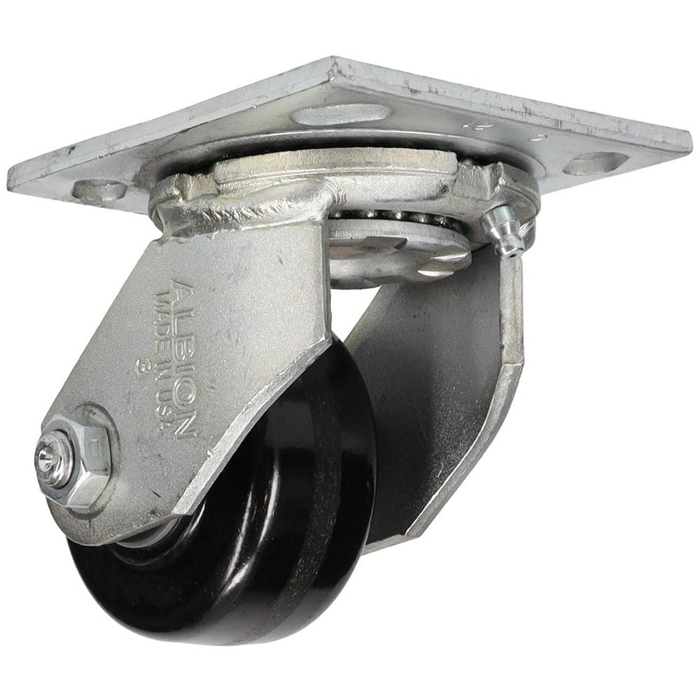 Swivel Top Plate Caster: Phenolic & Polymer, 3