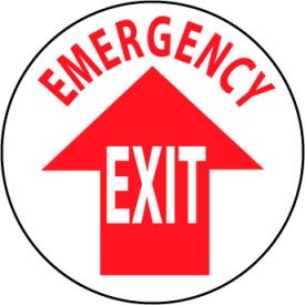 Walk On Floor Sign - Emergency Exit WFS25