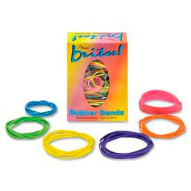 Alliance® Brites® Pic Pac Rubber Bands Assorted Sizes/Brite Colors 1.5 oz. Box 07706****