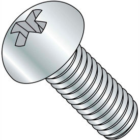 1/4-20X2 1/4  Phillips Round Machine Screw Fully Threaded Zinc Pkg of 1000 1436MPR