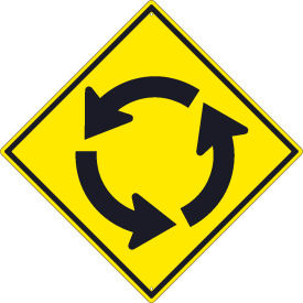 NMC TM247K Traffic Sign Roundabout Graphic Sign 30