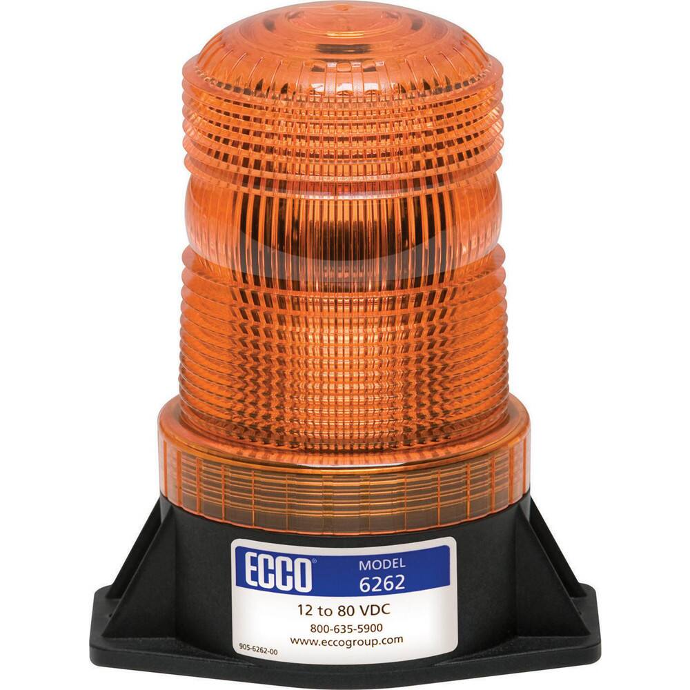 Emergency Light Assemblies, Light Assembly Type: LED Warning Light , Voltage: Multi-Voltage , Mount Type: Flush, Permanent, Surface , Power Source: 12-80VDC  MPN:6262A