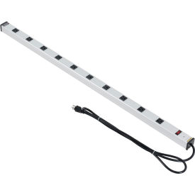 GoVets™ Power Strip 10 Outlets 15A 48