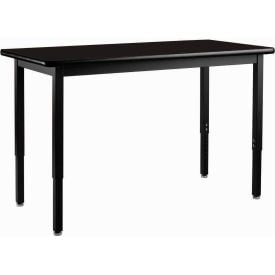 Interion® Utility Table - 48 x 30 - Black 747BK695