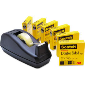 Scotch® 665 Double-Sided Tape with C40 Dispenser 1/2