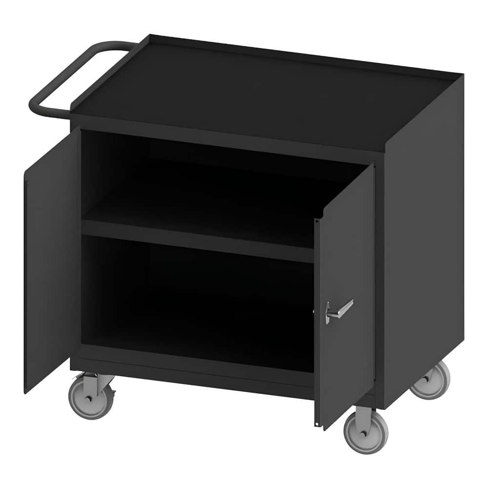 Mobile Work Centers, Center Type: Mobile Bench Cabinet , Load Capacity: 2000 , Depth (Inch): 42-1/8 , Height (Inch): 36-3/8 , Number Of Bins: 0  MPN:3100RM-5PU-95