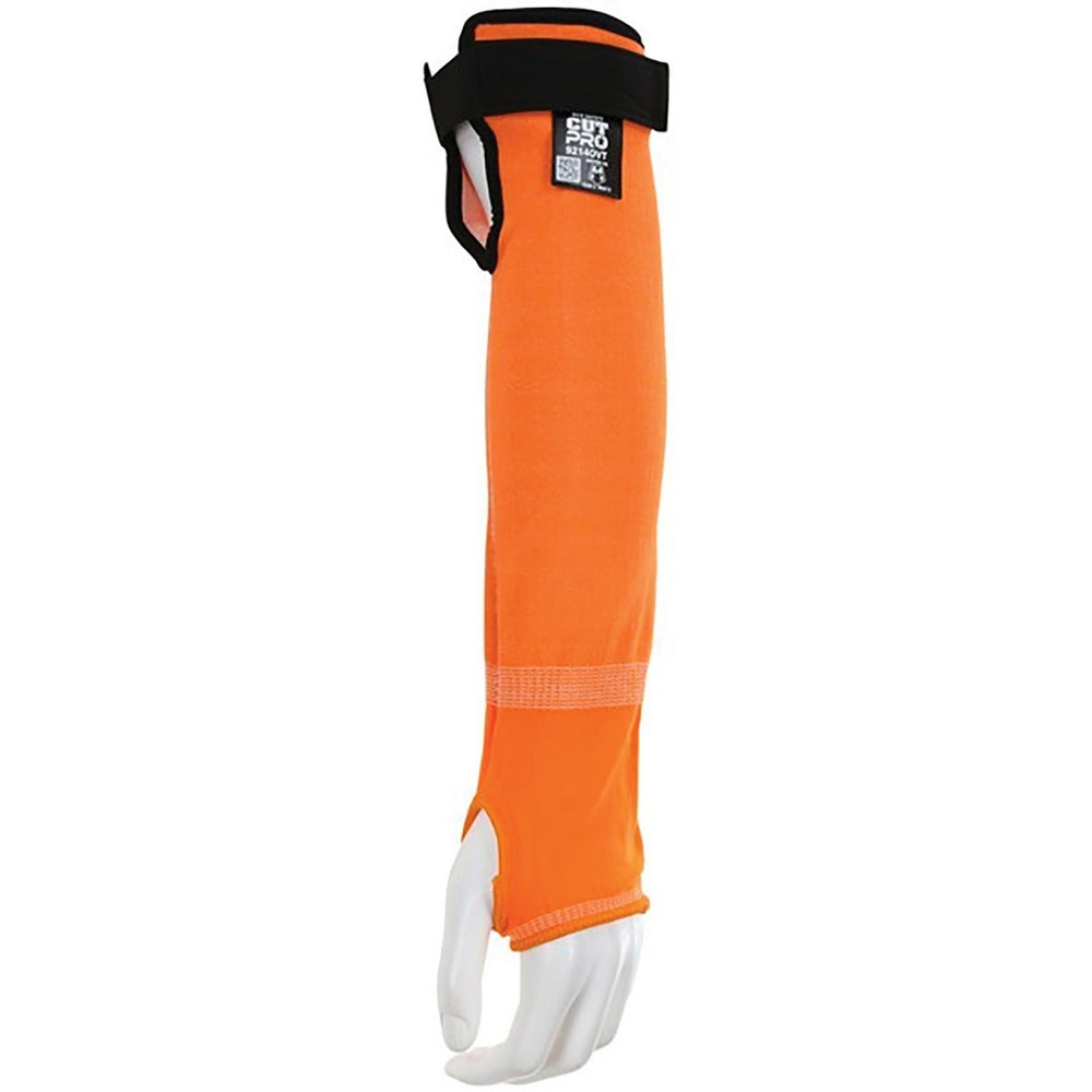 Cut & Puncture-Resistant Sleeve: Size Universal, HyperMax Yarn, High-Visibility Orange, ANSI Cut A4 MPN:9214OVT