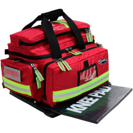 Kemp USA Premium Large Professional Trauma Bag Red 10-104-RED-PRE