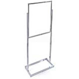 Approved 300701 Chrome Single Panel Sign Easel 23.75