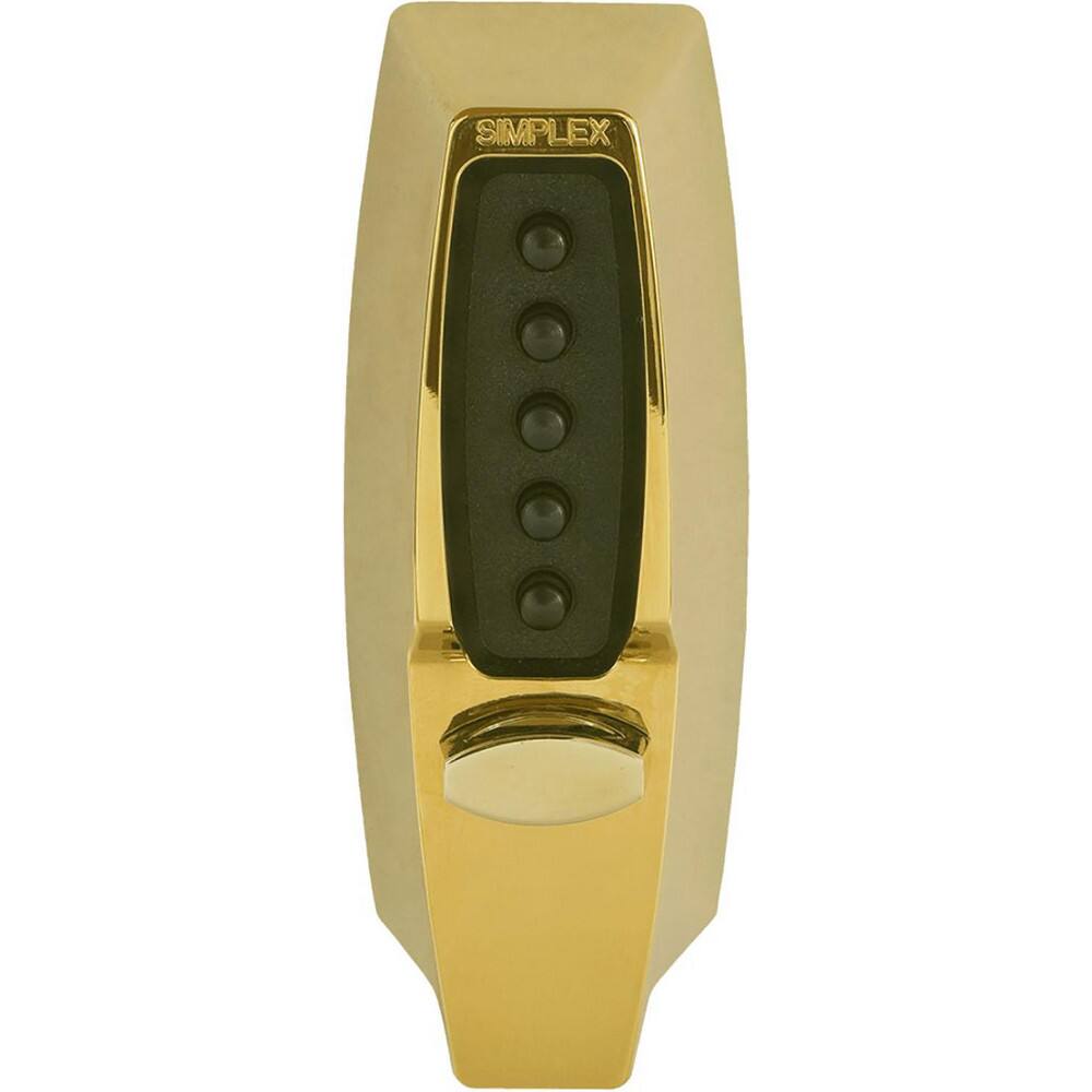 Deadbolts, Deadbolt Type: Deadbolt , Lock Type: Push Button , Key Type: Keyless , Mount Type: Surface , Material: Metal  MPN:7102-03-41