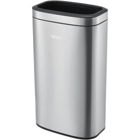 GoVets™ Stainless Steel Slim Open Top Trash Can 8 Gallon 442SS641