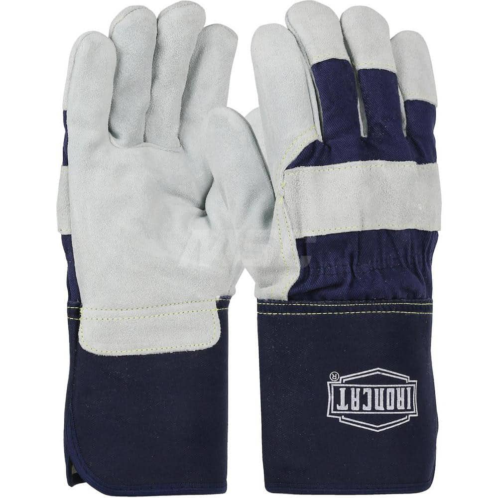 Welding Gloves: Size X-Large, Uncoated, Split Cowhide Leather, Construction Application MPN:IC8/XL