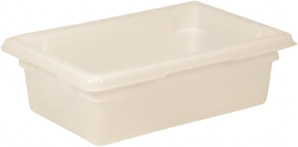 Food Tote Box Container: Polyethylene, Rectangular MPN:FG350900WHT