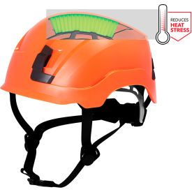 General Electric GH401 Non-Vented Safety Helmet 4-Point Adjustable Ratchet Suspension Orange GH401O