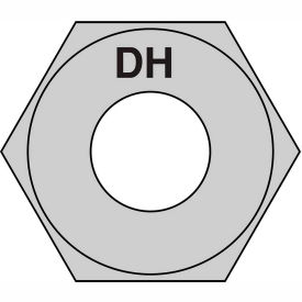 3/4-10 Heavy Hex Structural Nuts A563DHG Hot Dipped Galvanized - Pkg of 125 75A563DHG