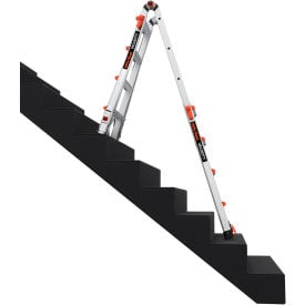 Little Giant® Velocity Articulated Extendable Ladder Aluminum 4' Type IA 300 lb. Capacity 15417-801