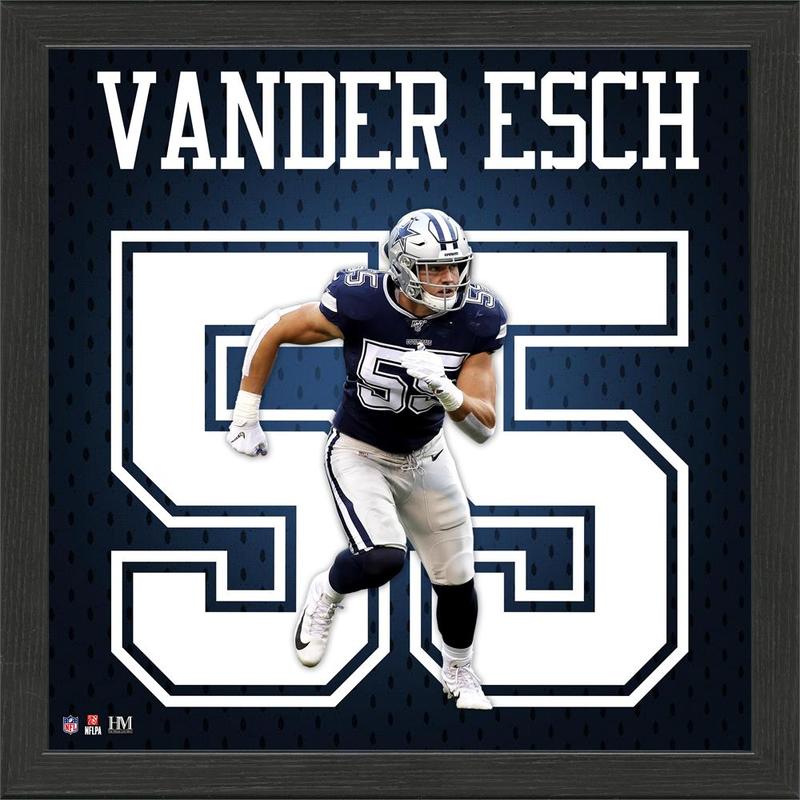 Leighton Vander Esch Dallas Cowboys Jersey IMPACT Frame MPN:PHOTO14616K
