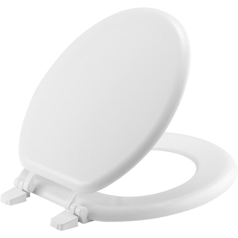 Toilet Seats, Type: Standard, Closed , Style: Round , Material: Enameled Wood , Color: White , Outside Width: 14.500in (Inch) MPN:400TTA 000