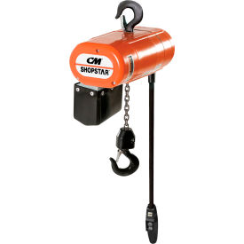 CM® Shopstar 1/2 Ton Electric Chain Hoist 10' Lift 6 FPM 110V 2109