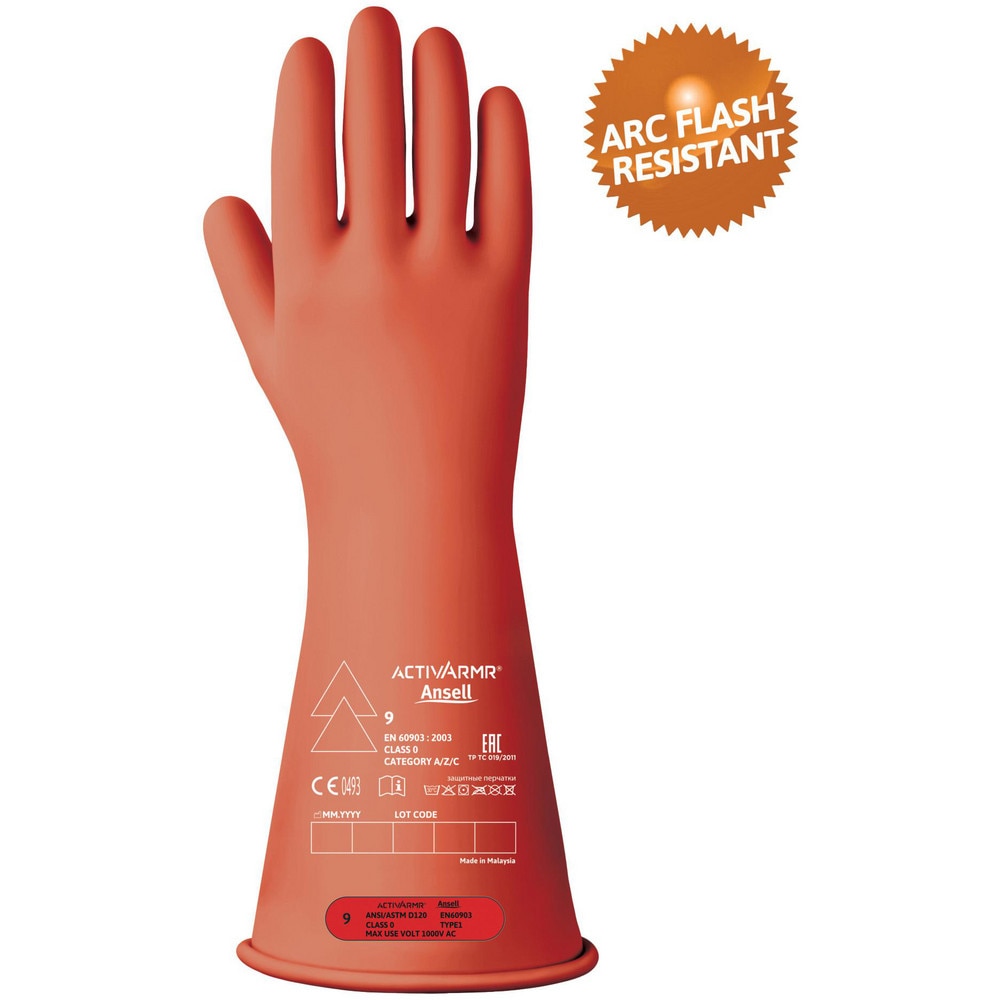 Electrical Protection Gloves & Leather Protectors, Glove Type: Electrical Protection Gloves, Rubber Voltage Gloves , Primary Material: Natural Latex Rubber  MPN:RIG014R100