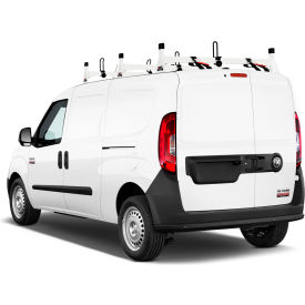 Vantech H1 3 Bar Steel Ladder Roof Rack for RAM ProMaster City 2014-On White H1348W