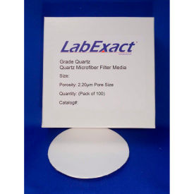 LabExact Quartz High Purity SiO2 High Heat 2.2um Binderless Glass Microfiber Filter 4.25cm 100/PK LEQ4250