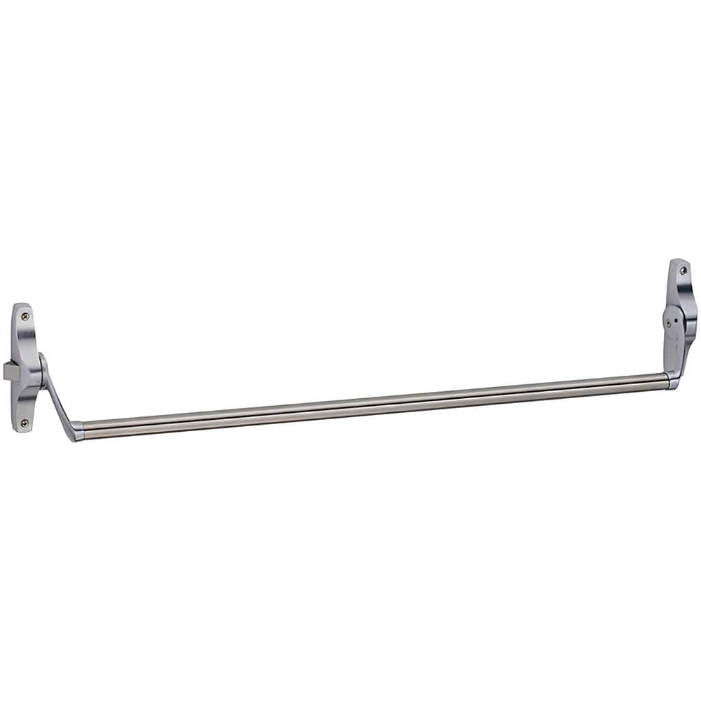 Push Bars, Material: Metal , Locking Type: Exit Device Only , Finish/Coating: Satin Chrome , Maximum Door Width: 4ft , Minimum Door Width: 3ft  MPN:55EO 26D RHR