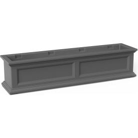 Mayne® Fairfield 4-ft. Window Box Planter Graphite Gray 5823-GRG