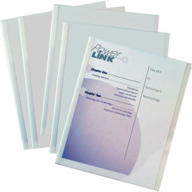 C-Line Products Vinyl Report Covers with Tang Fastener Clear 11 x 8 1/2 50/BX 32557