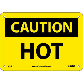 Safety Signs - Caution Hot - Rigid Plastic 7