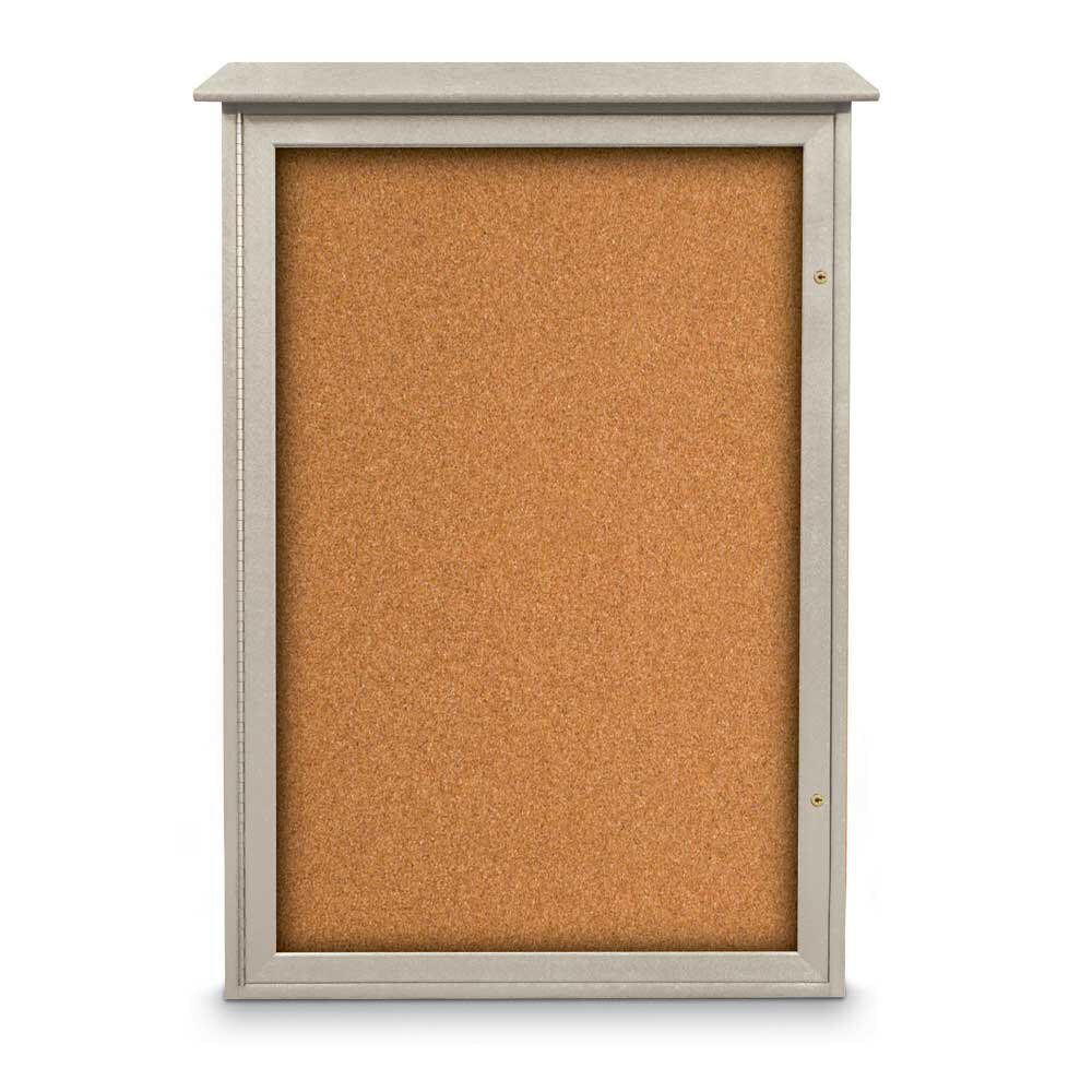 Enclosed Cork Bulletin Board: 48