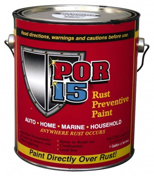 5 Gal, Semi Gloss Black, Rust Preventative Paint MPN:45405