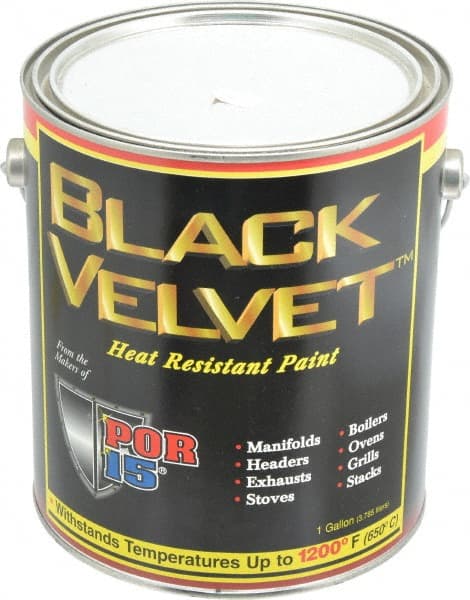 1 Gal Flat Black Automotive Heat Resistant Paint MPN:44101