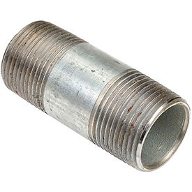 1 In X 3 In Galvanized Steel Pipe Nipple 150 PSI Lead Free 0831024203