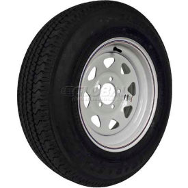 Martin Wheel 205/75R-15 Radial Trailer Tire & Custom Spoke Wheel Assembly DM205R5C-5CI DM205R5C-5CI